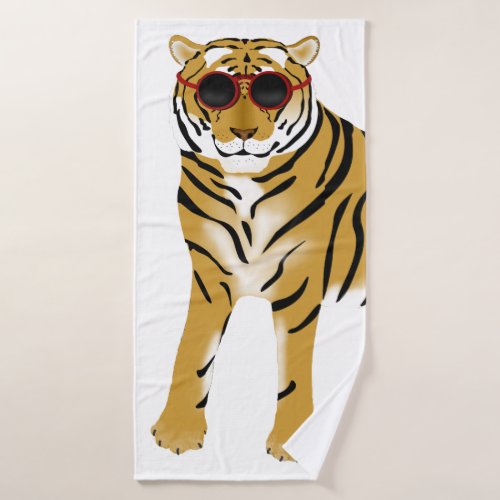 Cool Tiger Bath Towel