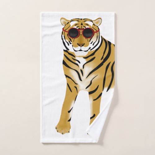 Cool Tiger Hand Towel