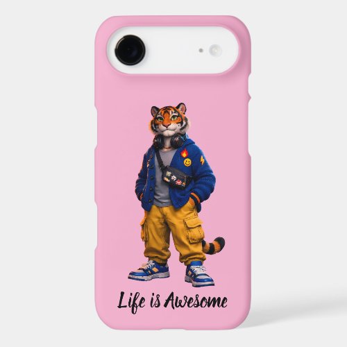 Cool Tiger in Streetwear Art - Urban Style Tiger iPhone 17 Air Case
