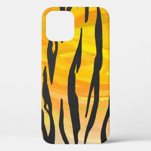 Cool Tiger Stripes iPhone 12 Case
