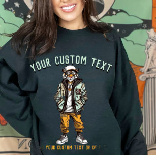 Cool Tiger Stylish Animal Fashion Sweatshirt