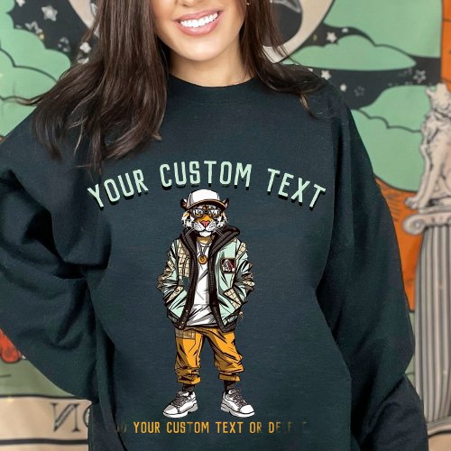 Cool Tiger Stylish Animal Fashion Sweatshirt