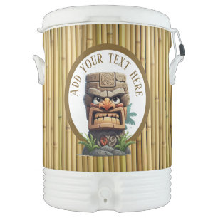 Cool Tiki bar beach Beverage Cooler