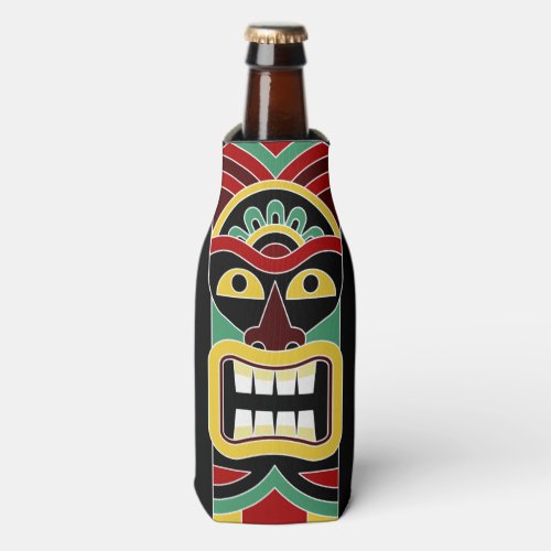 Cool Tiki Totem custom name bottle cooler