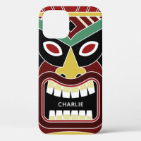 Cool Tiki Totem custom name phone cases