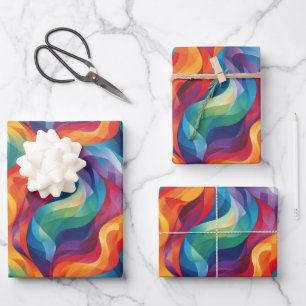 Cool tiled abstract pattern  wrapping paper sheets