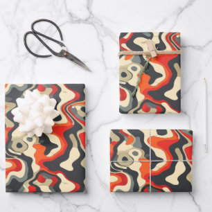 Cool tiled abstract pattern Wrapping Paper Sheets 