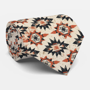 Cool tiled Aztec pattern Neck Tie