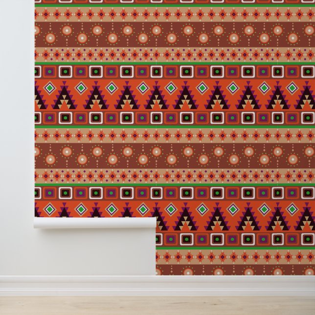 Cool tiled Aztec pattern  Wallpaper (Application)