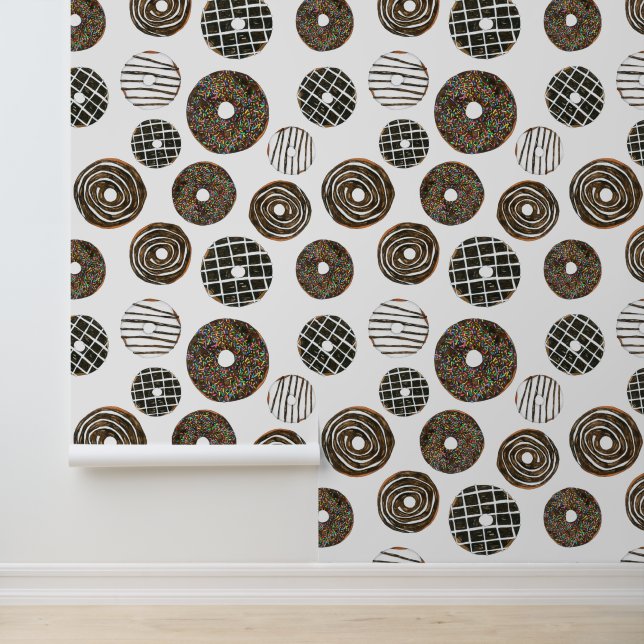 Cool tiled doughnut pattern wallpaper  (Application)