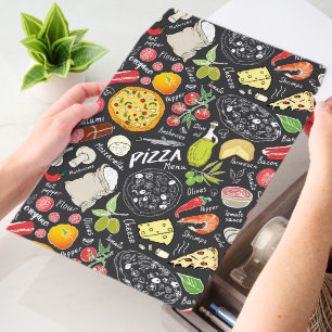 Cool tiled pizza pattern envelope mailers