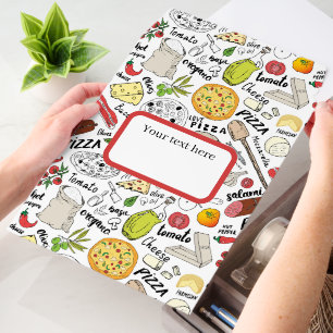 Cool tiled pizza pattern text box envelope mailers