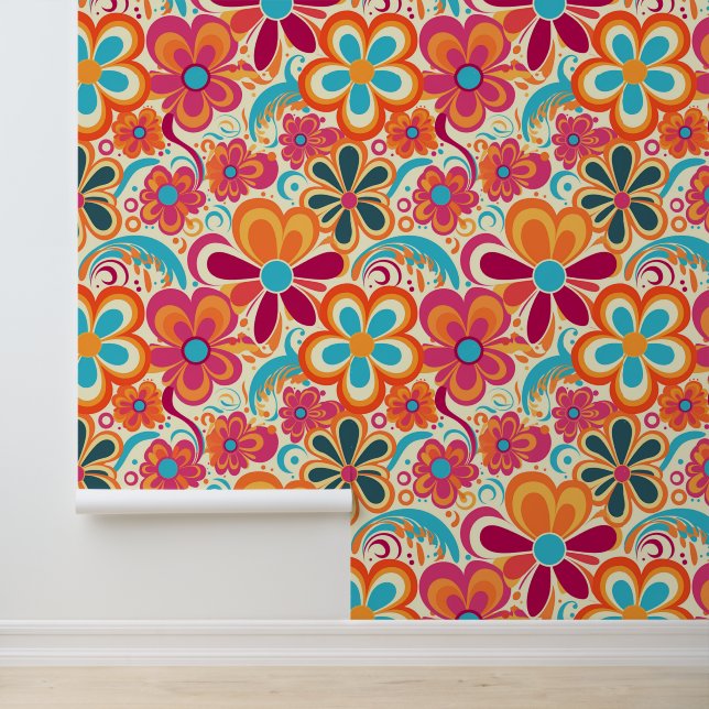 Cool tiled retro pattern  wallpaper  (Application)