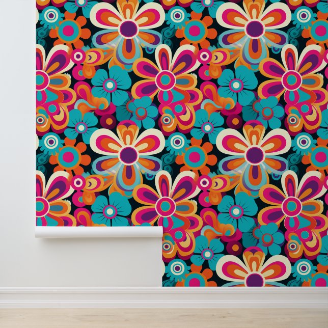 Cool tiled retro pattern  wallpaper  (Application)