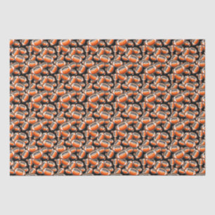 cool tiled sports football party tissue paper