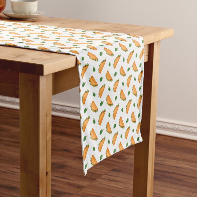 cool tiled taco party  short table runner (In Situ)