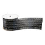 Cool Tire Rubber Automotive Texture Decor Satin Ribbon