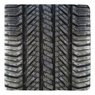 Cool Tire Rubber Automotive Texture Decor Trivet