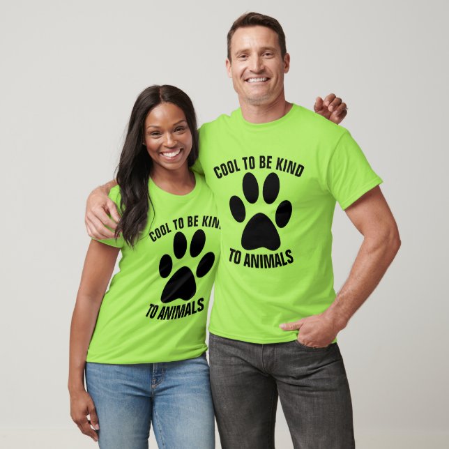 COOL TO BE KIND TO ANIMALS T-shirts (Unisex)