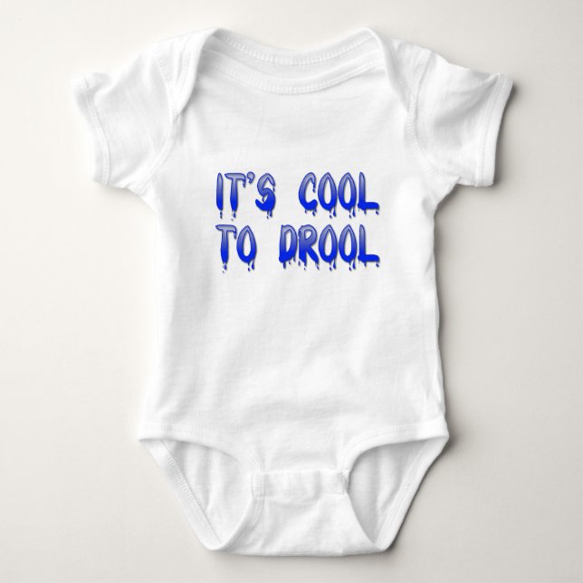 Cool To Drool Baby Infant Romper (Front)