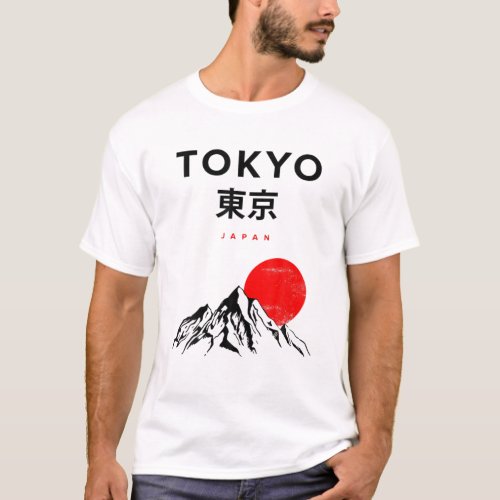 Cool Tokyo Japan Novelty Graphic Tees