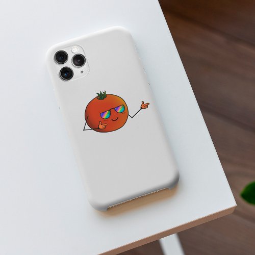 Cool Tomato Dude with Sunglasses Case_Mate iPhone 14 Case