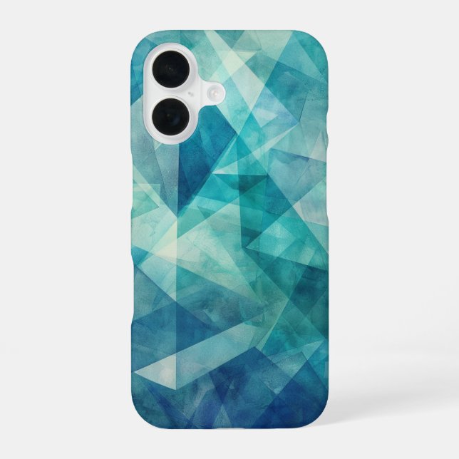 Cool Toned Symmetry iPhone Case (Back)