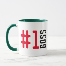 Cool Top Boss Gift, Custom Christmas Gift for Boss Mug