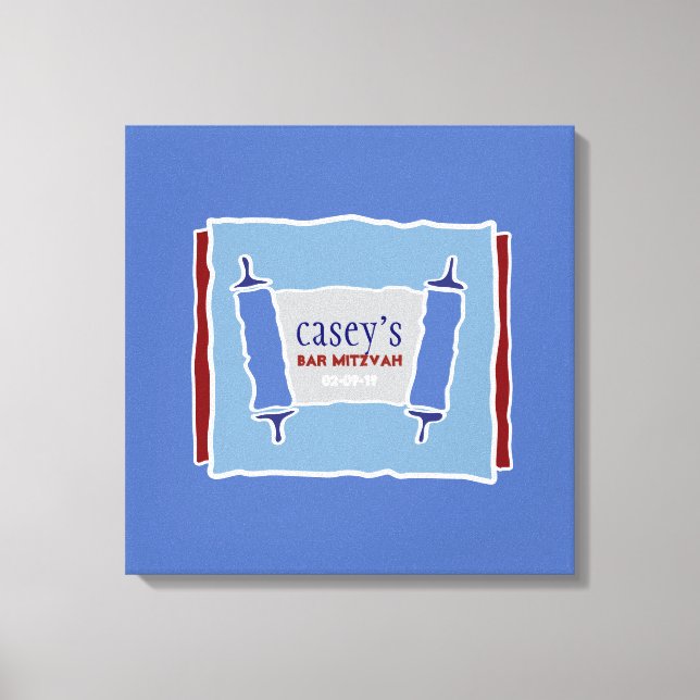 COOL TORAH Bat Bar Mitzvah Sign In Board (Front)