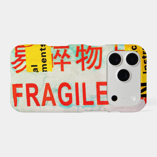 COOL Torn FRAGILE Marking w Chinese Characters Case-Mate iPhone Case (Back (Horizontal))