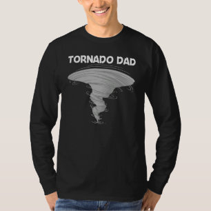 Cool Tornado For Dad Men Storm Tornado T-Shirt