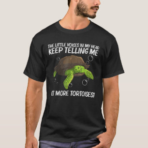 Cool Tortoise Art For Men Women Aquatic Land Repti T-Shirt