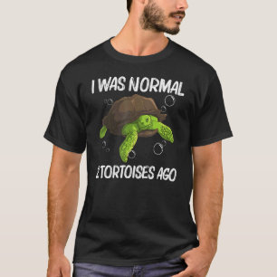 Cool Tortoise For Men Women Aquatic Land Reptile   T-Shirt