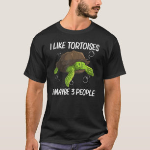 Cool Tortoise For Men Women Aquatic Land Reptile T-Shirt