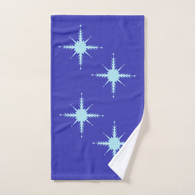 Cool towel with snowflakes (Hand Towel)