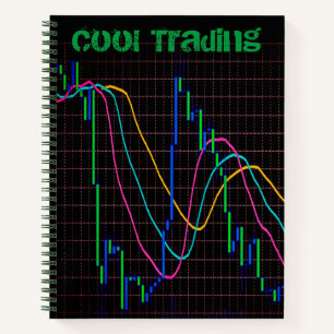 Cool Trading Candlestick Chart Stock Market Notebook