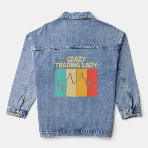 Cool Trading For Women Mom Stock Traders Day Trade Denim Jacket