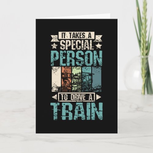 Cool Train Driver Card