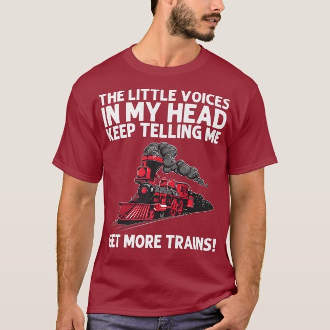 Cool Train Gift For Men Women Railroad Public T-Shirt (Front)