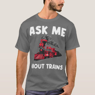 Cool Train Gift For Men Women Railroad Public T-Shirt