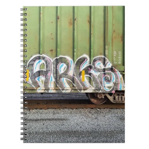 Cool Train Graffiti Notebook