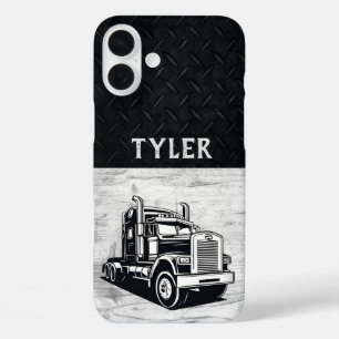 Cool Transport Truck Name Equipment iPhone 16 Plus Case