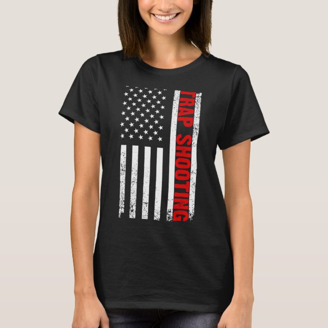 Cool Trap Shooting For Men Women Trap Shooter Shoo T-Shirt (Front)