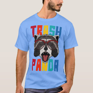 Cool Trash Panda Raccoon toon T-Shirt