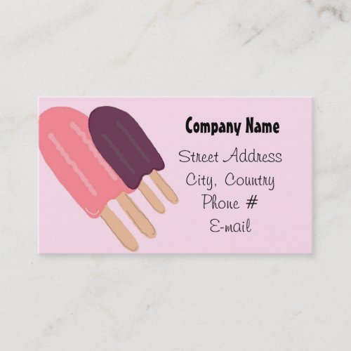 Cool Treats Business Card