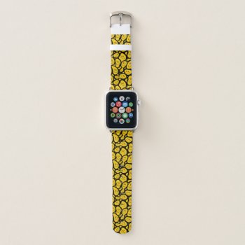 Cool Trending Smile Pattern Apple Watch Band by HumourUnlimited at Zazzle