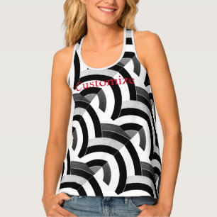 cool trendy chic modern chevrons  tank top