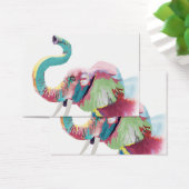 Cool Trendy Colorful Elephant  (Desk)