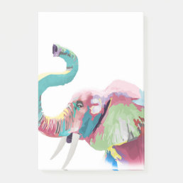 Cool Trendy Colorful Elephant  Post-it Notes