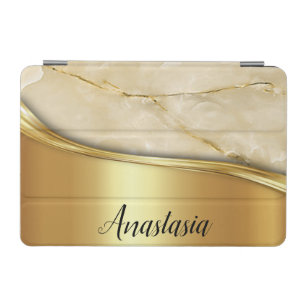 Cool Trendy Gold Marble iPad Mini Cover